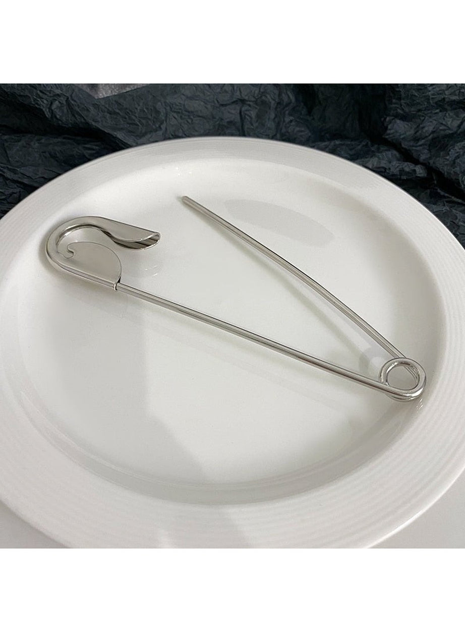 Y2k Trendy Silver Pin Hair Claws