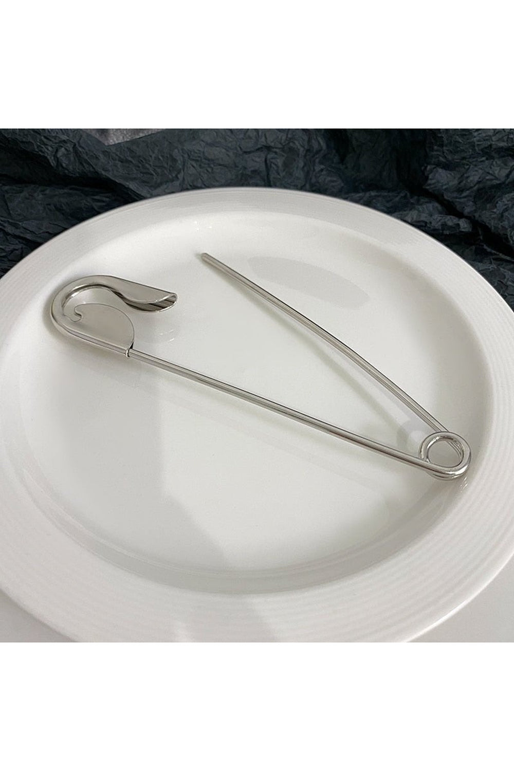 Y2k Trendy Silver Pin Hair Claws