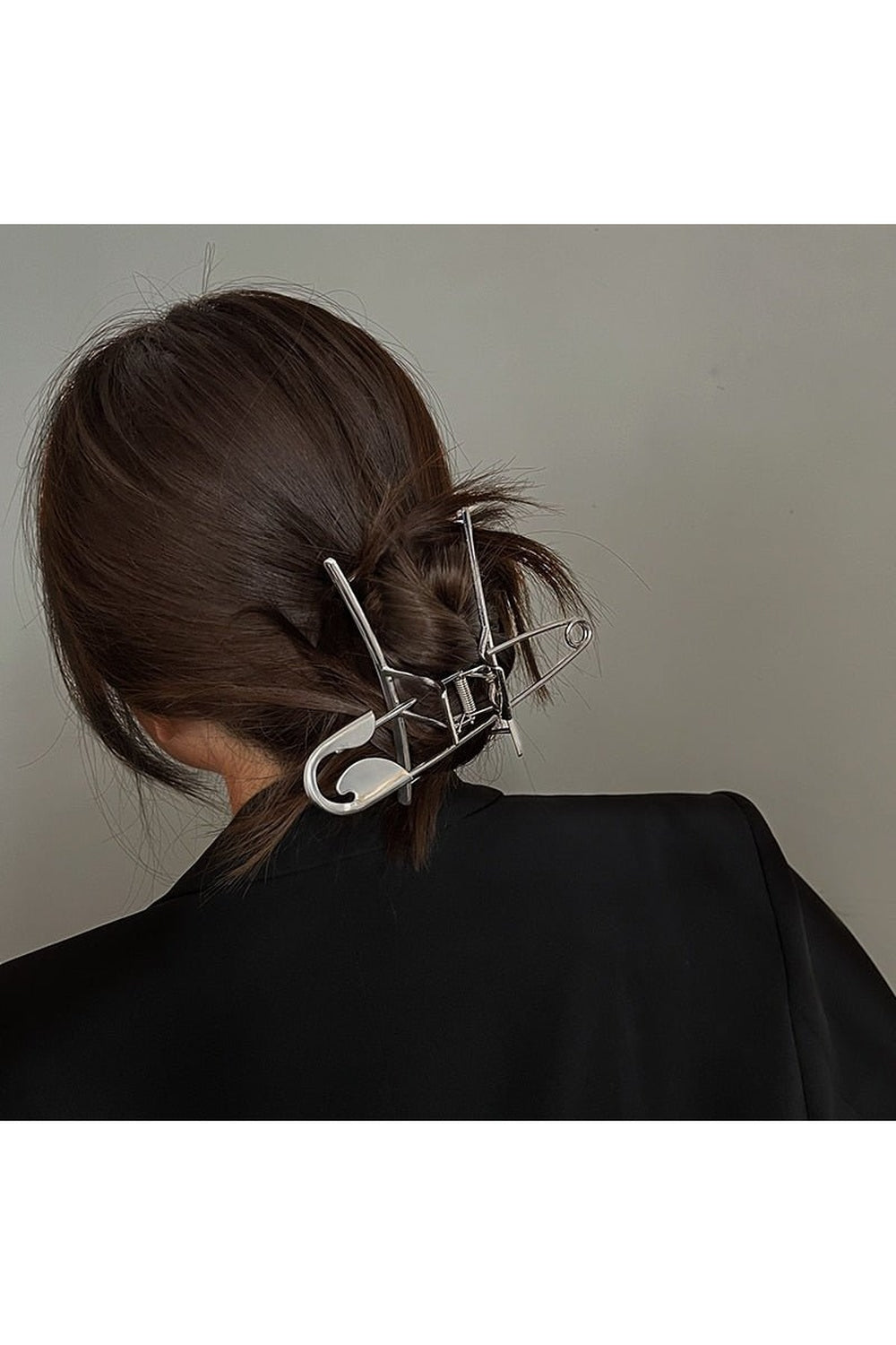 Y2k Trendy Silver Pin Hair Claws