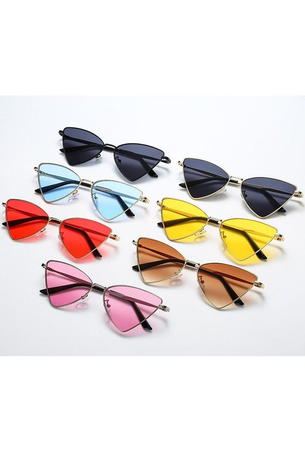 Y2k Triangle Cat Eye Sunglasses