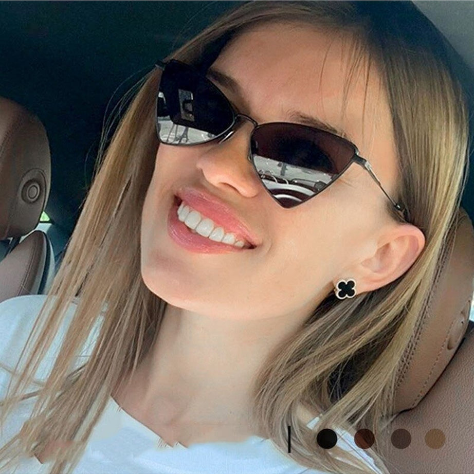 Y2k Triangle Cat Eye Sunglasses