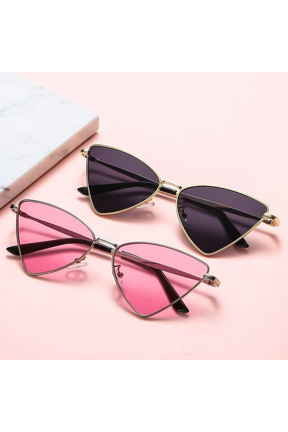 Y2k Triangle Cat Eye Sunglasses