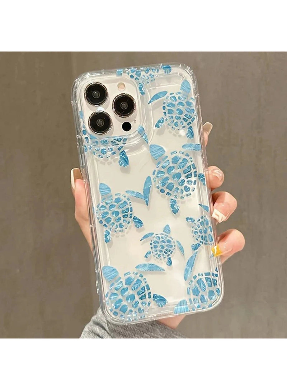 Y2k Turtle Pattern iPhone Case