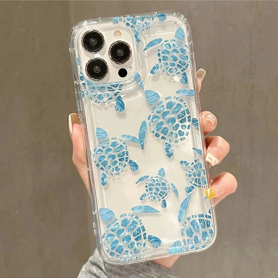 Y2k Turtle Pattern iPhone Case