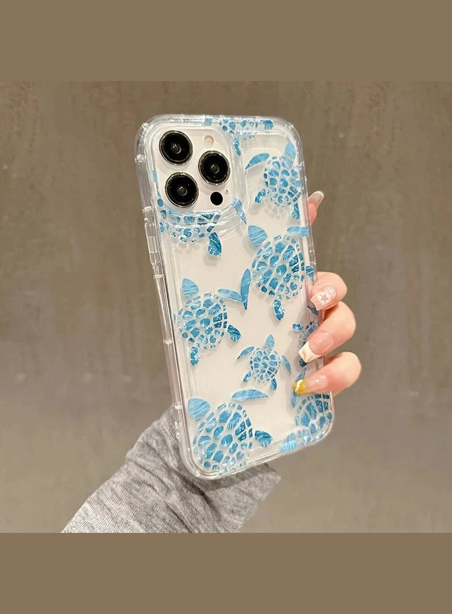 Y2k Turtle Pattern iPhone Case