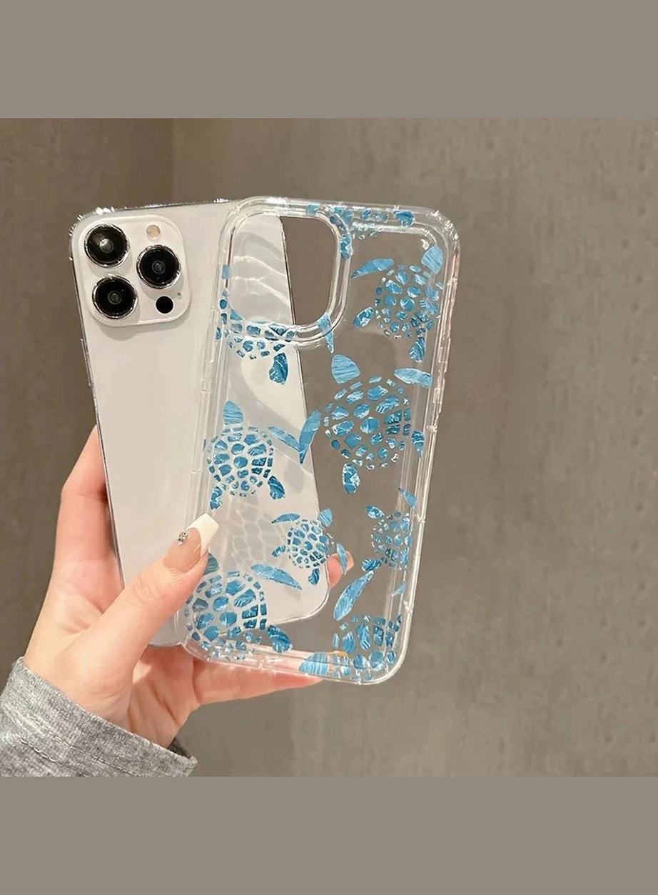 Y2k Turtle Pattern iPhone Case