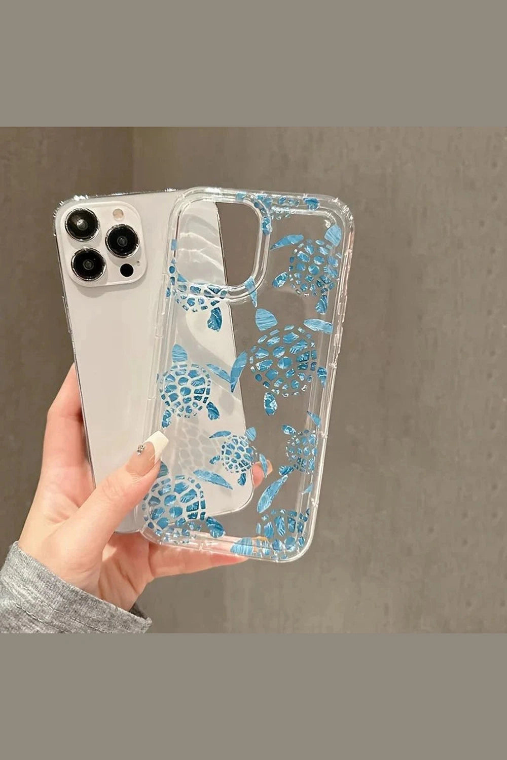 Y2k Turtle Pattern iPhone Case