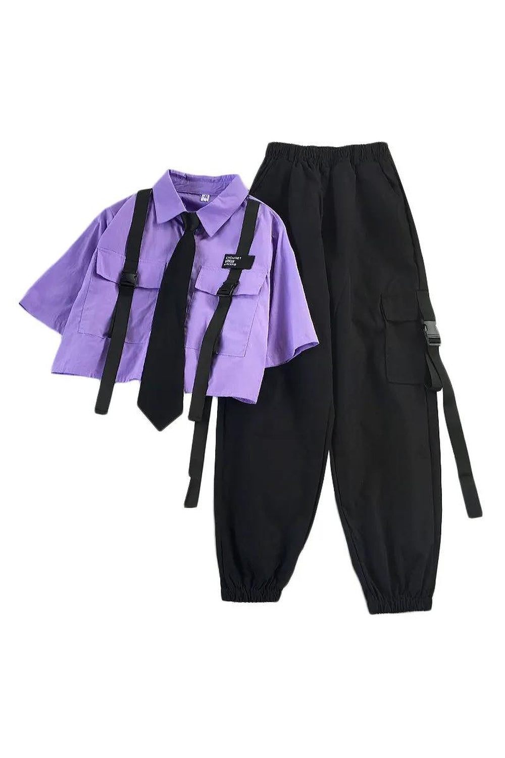 Y2k Two-piece College Style Suit Set