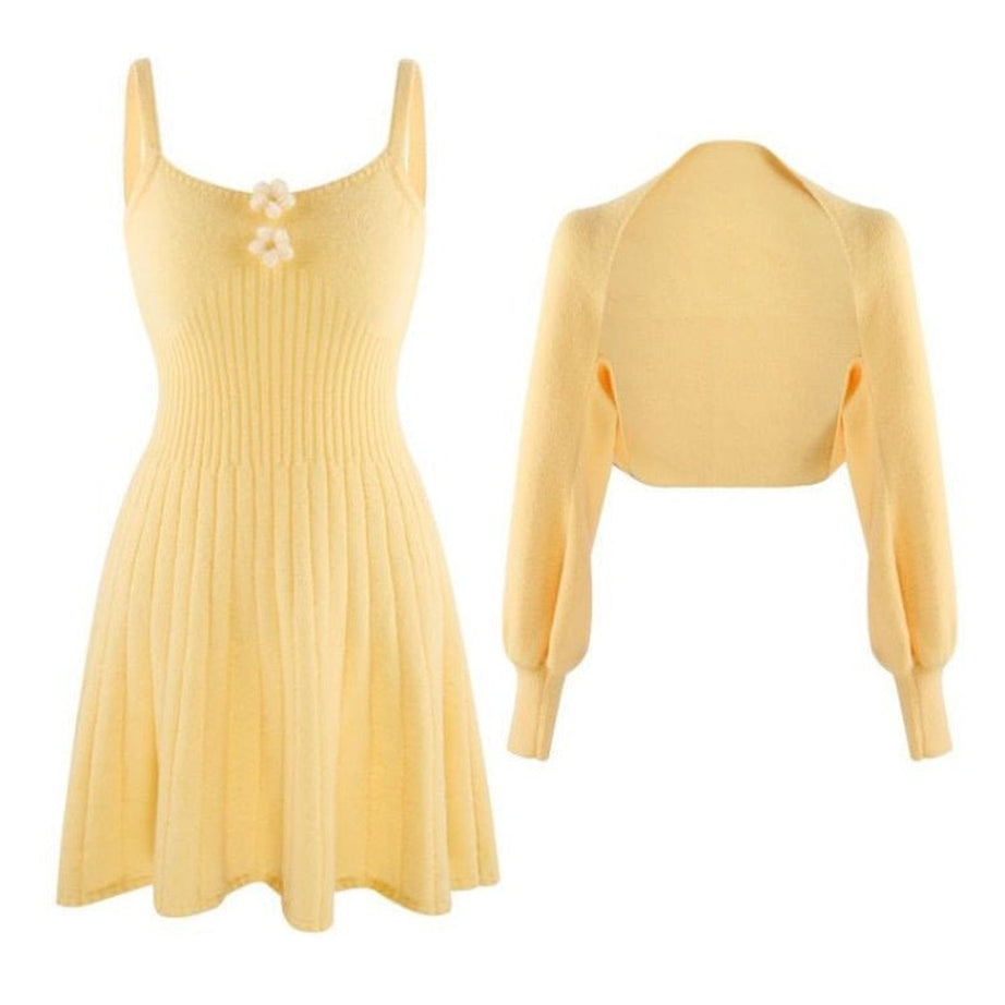 Y2k Two Piece Knit Dress