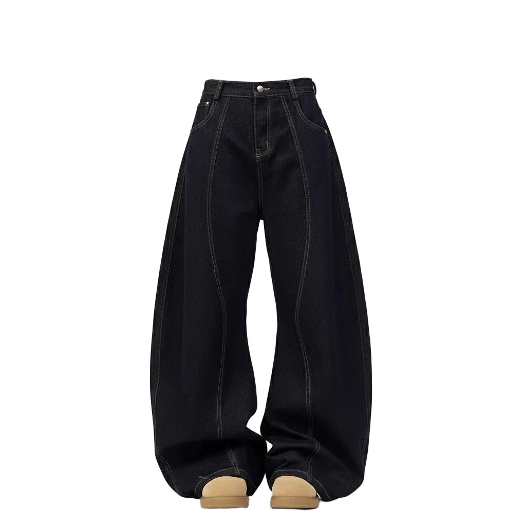 Baggy Straight Denim Jeans