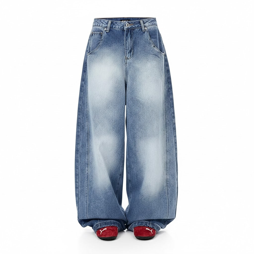 Blue Y2k Oversize Jeans