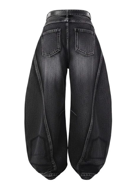 Y2K Black Graffiti  Jeans