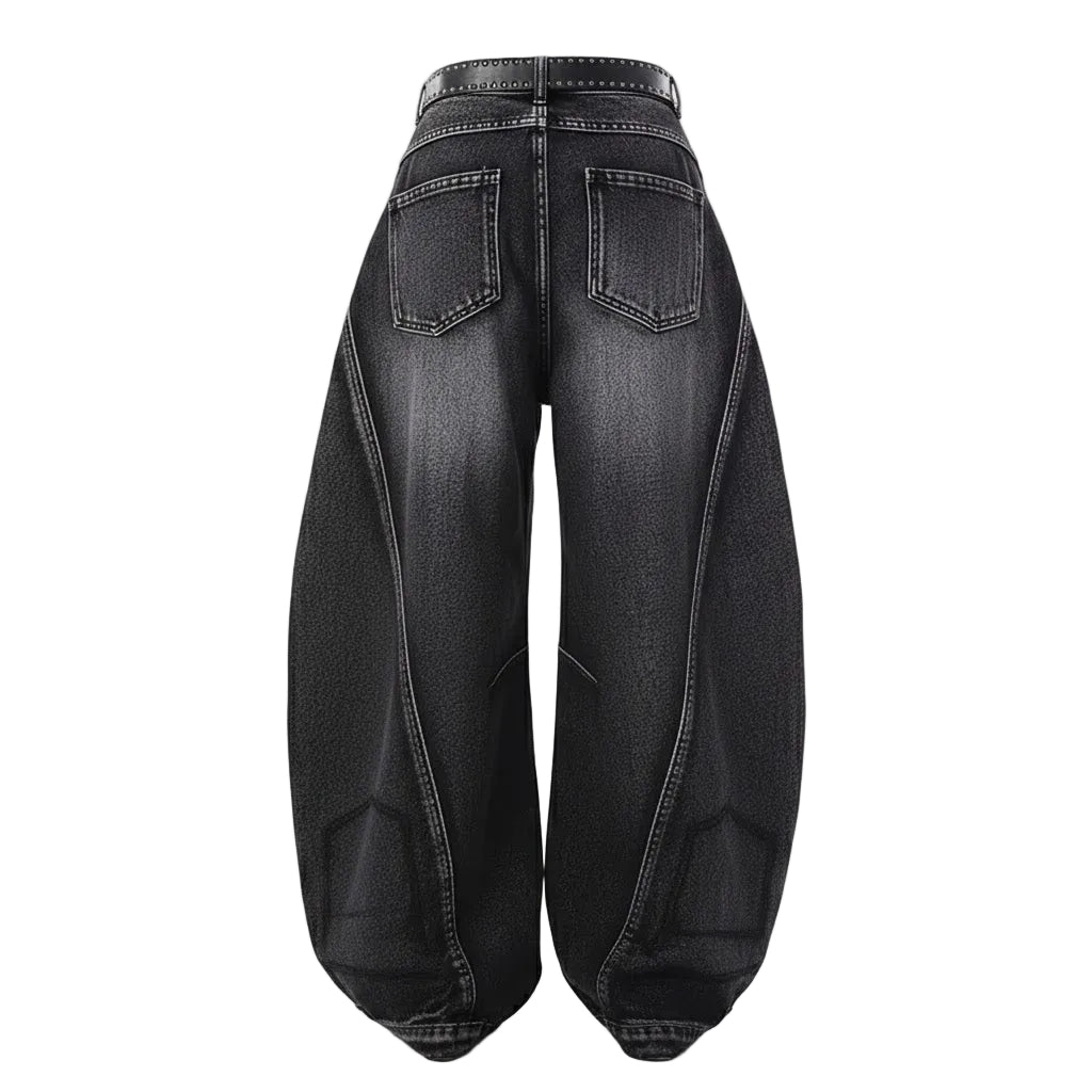 Y2K Black Graffiti  Jeans