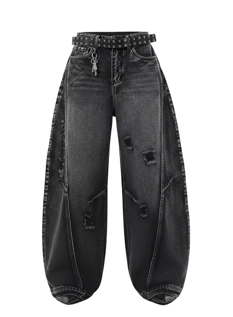 Y2K Black Graffiti  Jeans