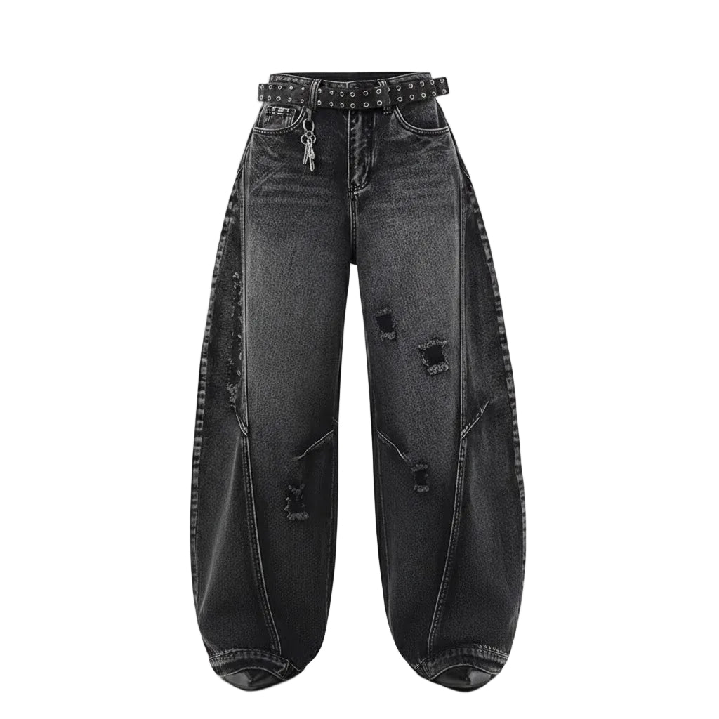 Y2K Black Graffiti  Jeans