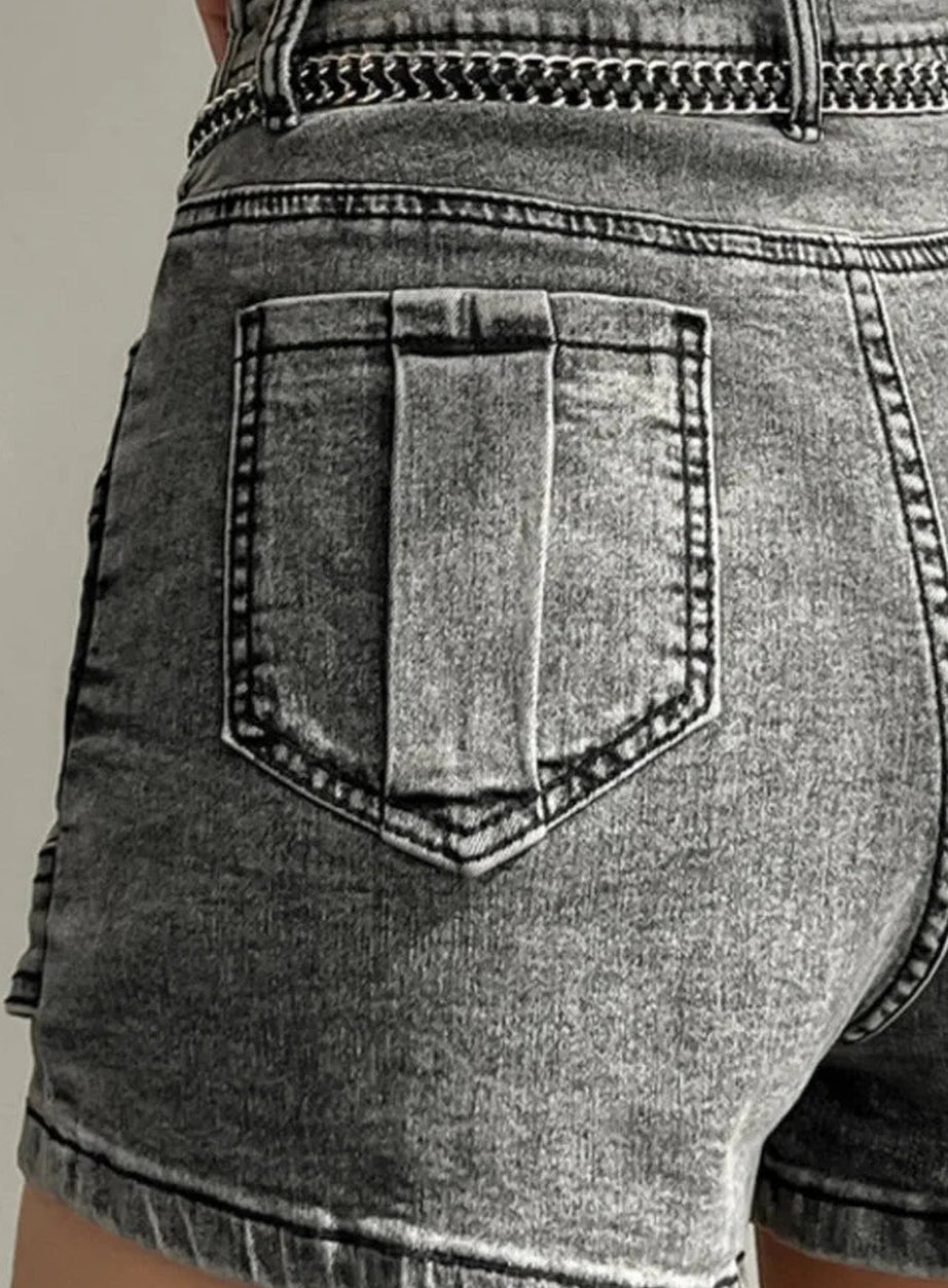 Y2k Urban Edge Chain Skirt