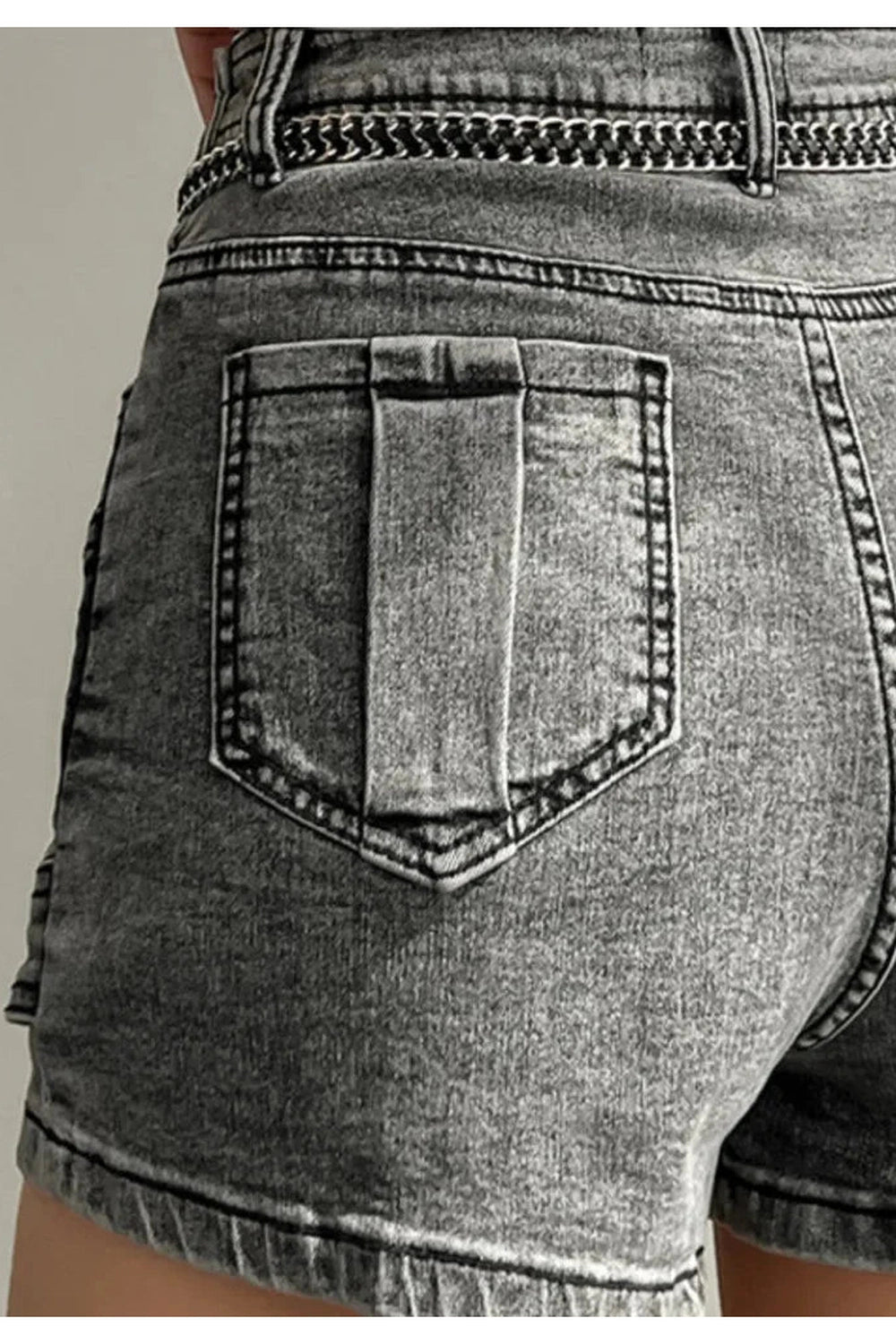 Y2k Urban Edge Chain Skirt