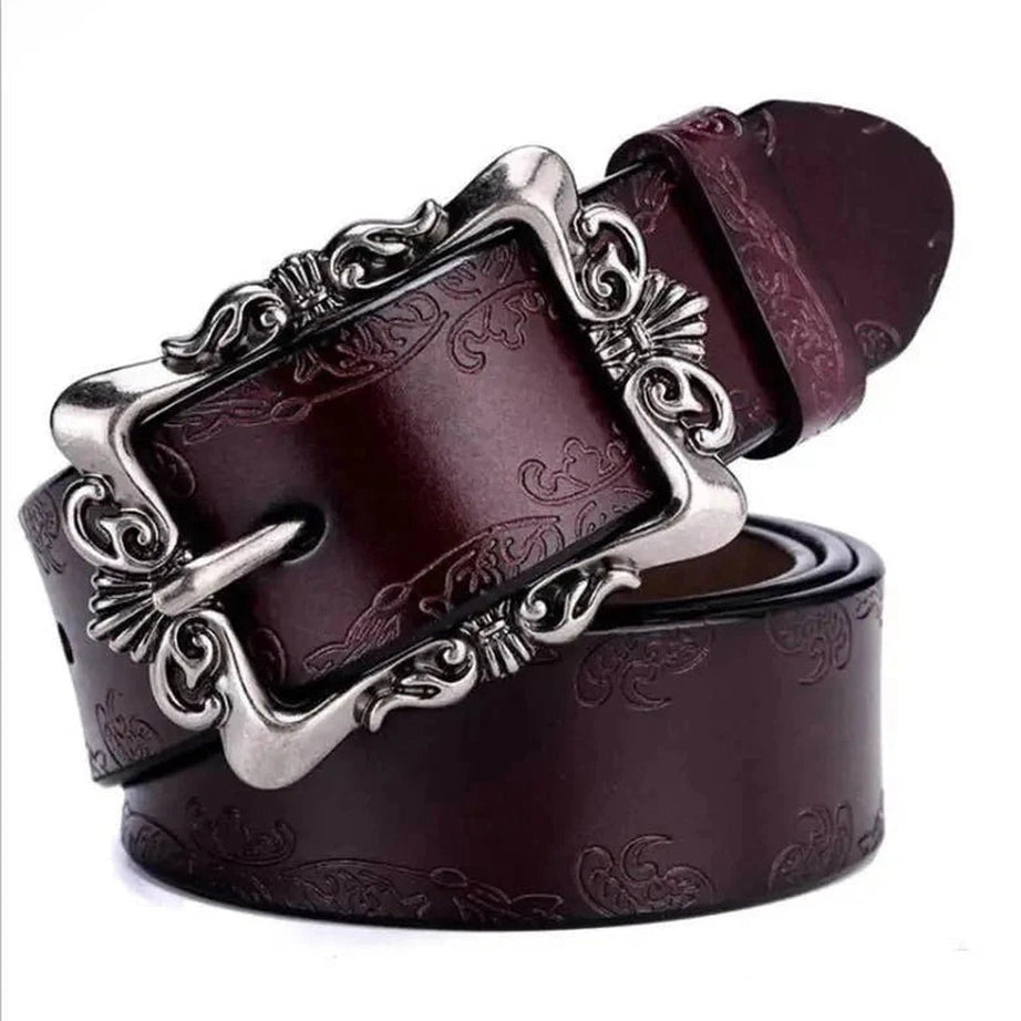 Y2k Victorian Embossed Buckle Belt