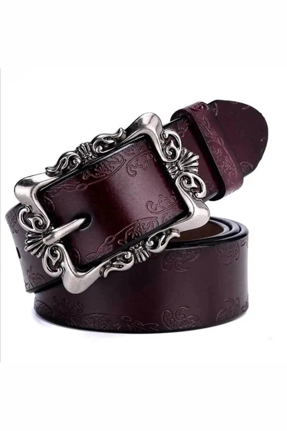 Y2k Victorian Embossed Buckle Belt