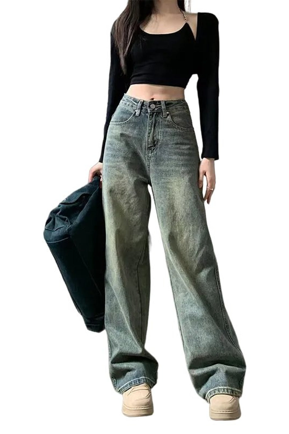 Y2k Vintage 90s Baggy Straight Jeans