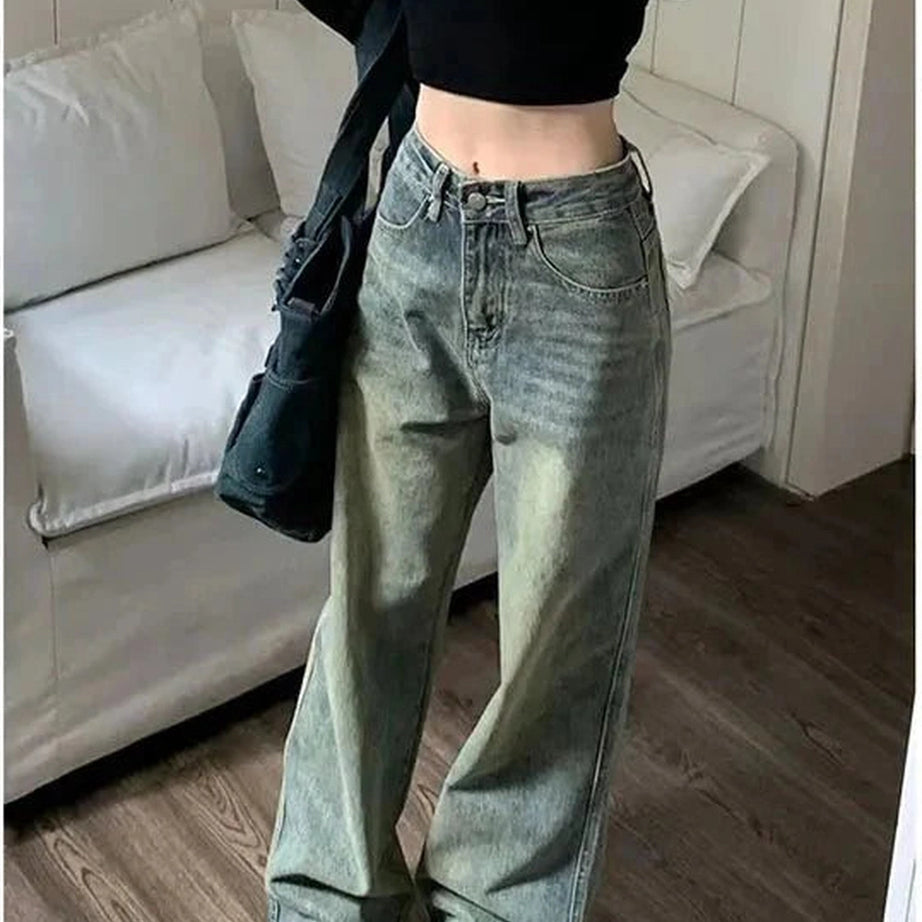 Y2k Vintage 90s Baggy Straight Jeans