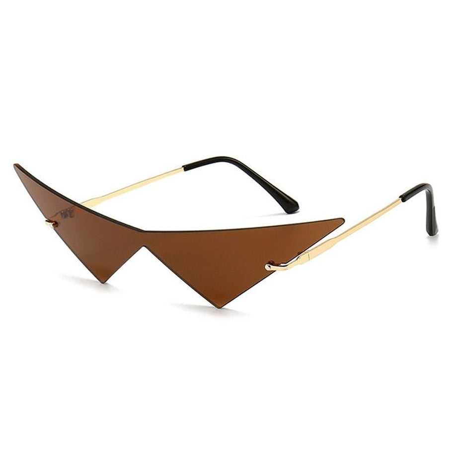 Y2k Vintage Aesthetic Triangle Style Sunglasses