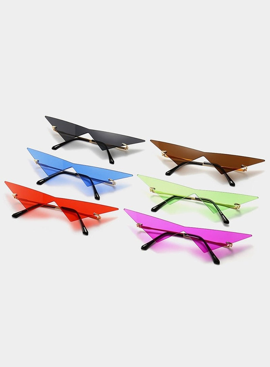 Y2k Vintage Aesthetic Triangle Style Sunglasses