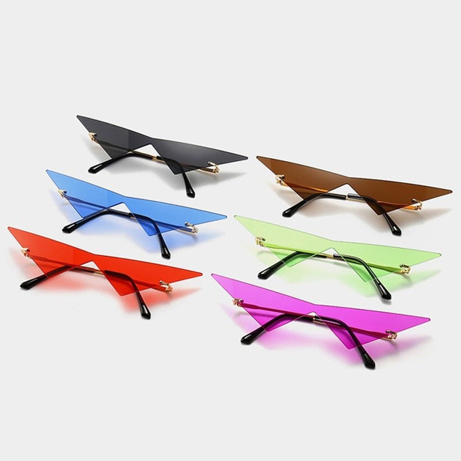 Y2k Vintage Aesthetic Triangle Style Sunglasses