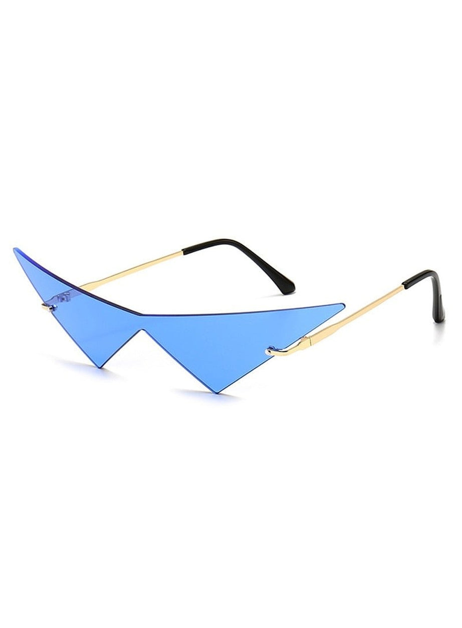 Y2k Vintage Aesthetic Triangle Style Sunglasses