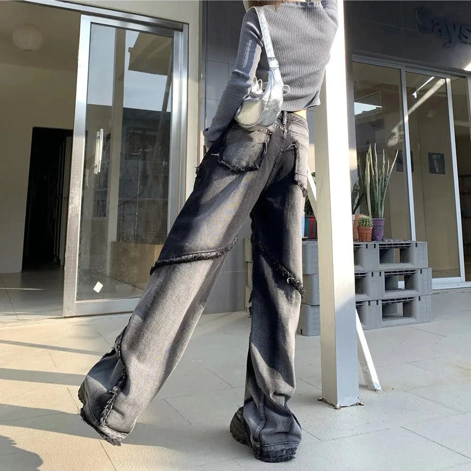 Y2k Vintage Baggy High Waist Jeans