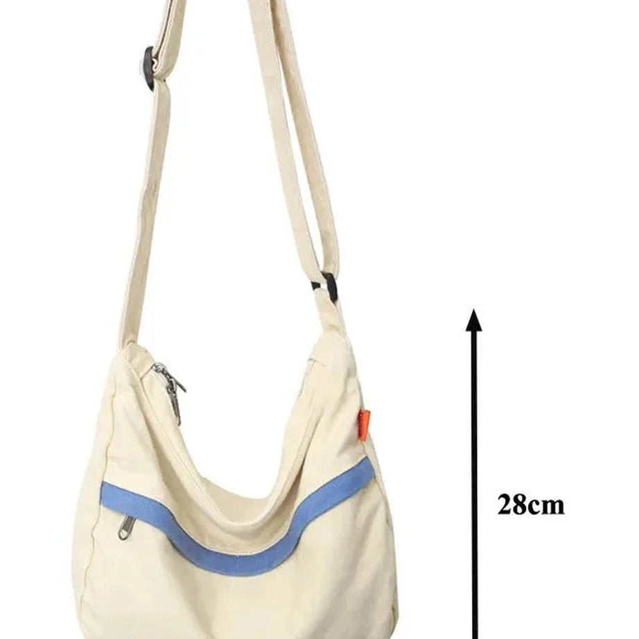Y2k Vintage Canvas Korean Messenger Handbag