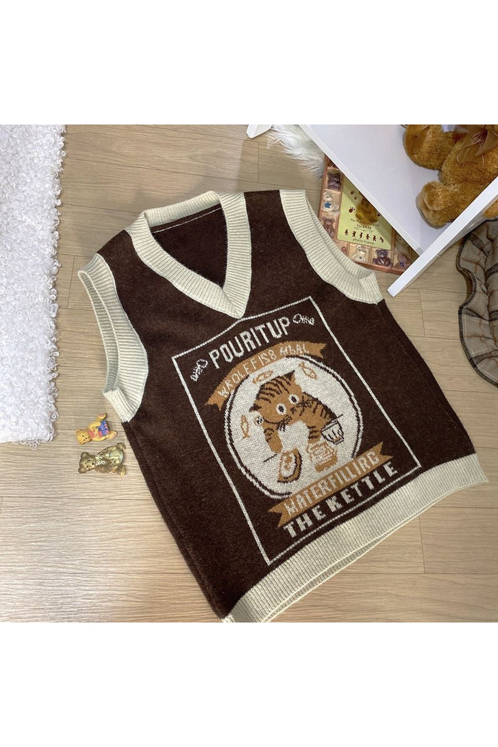 Y2k Vintage Cat Knit Sweater