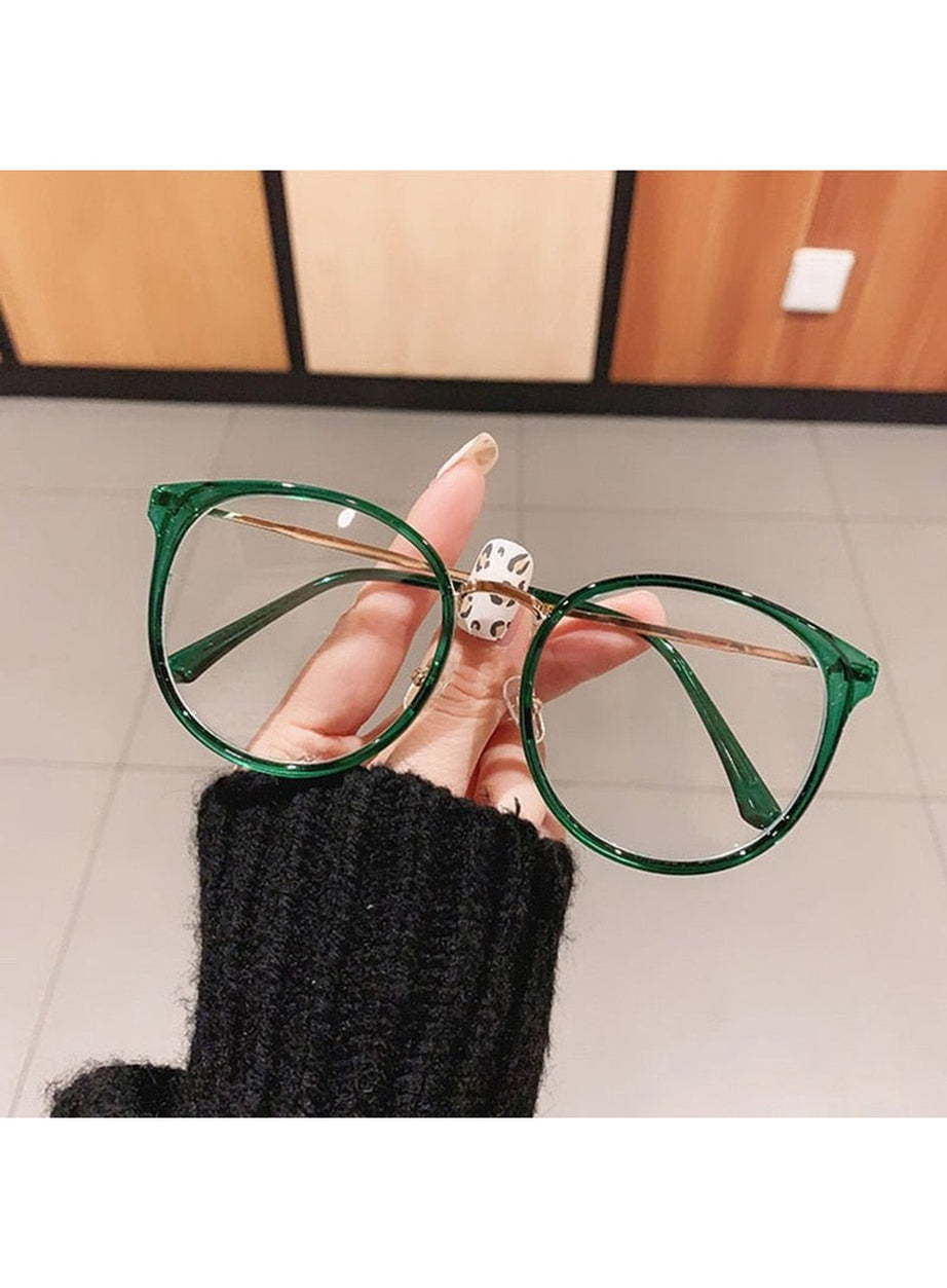 Y2k Vintage Clear Lens Glasses