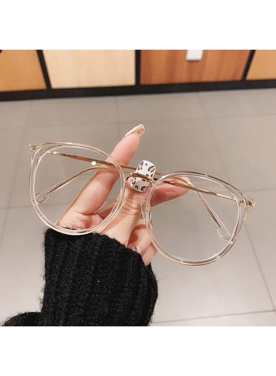 Y2k Vintage Clear Lens Glasses