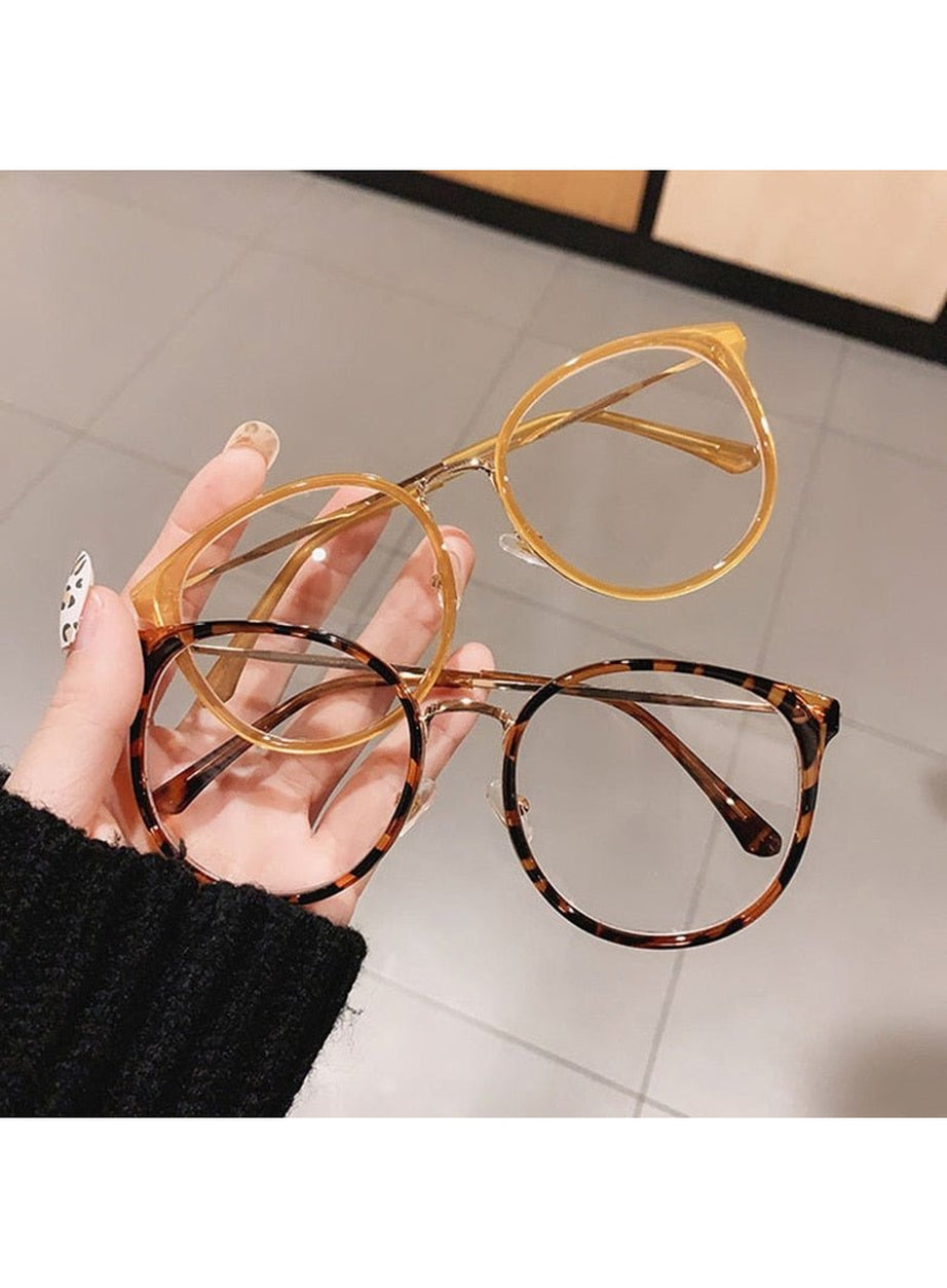 Y2k Vintage Clear Lens Glasses