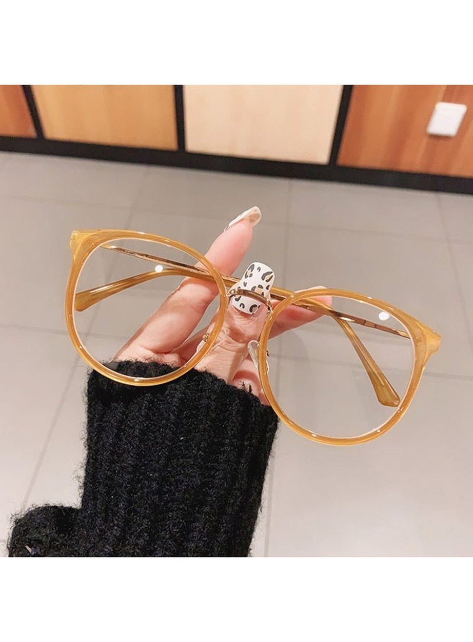 Y2k Vintage Clear Lens Glasses