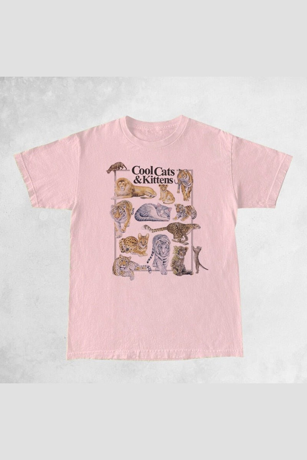 Y2k Vintage Feline Lover T-shirt