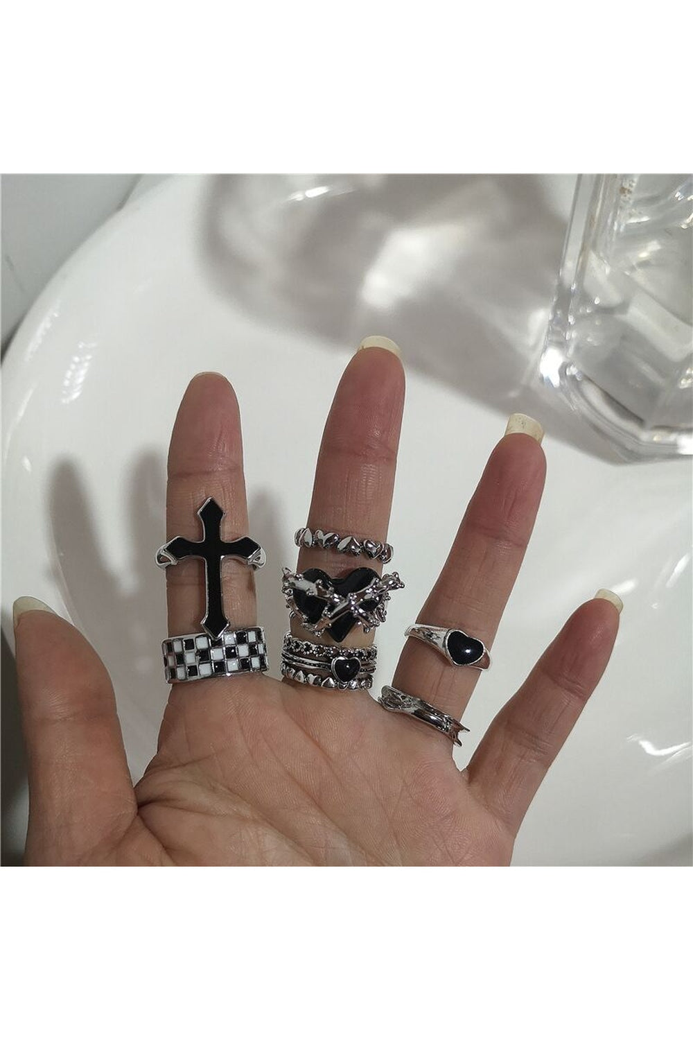 Y2k Vintage Goth Style Rings