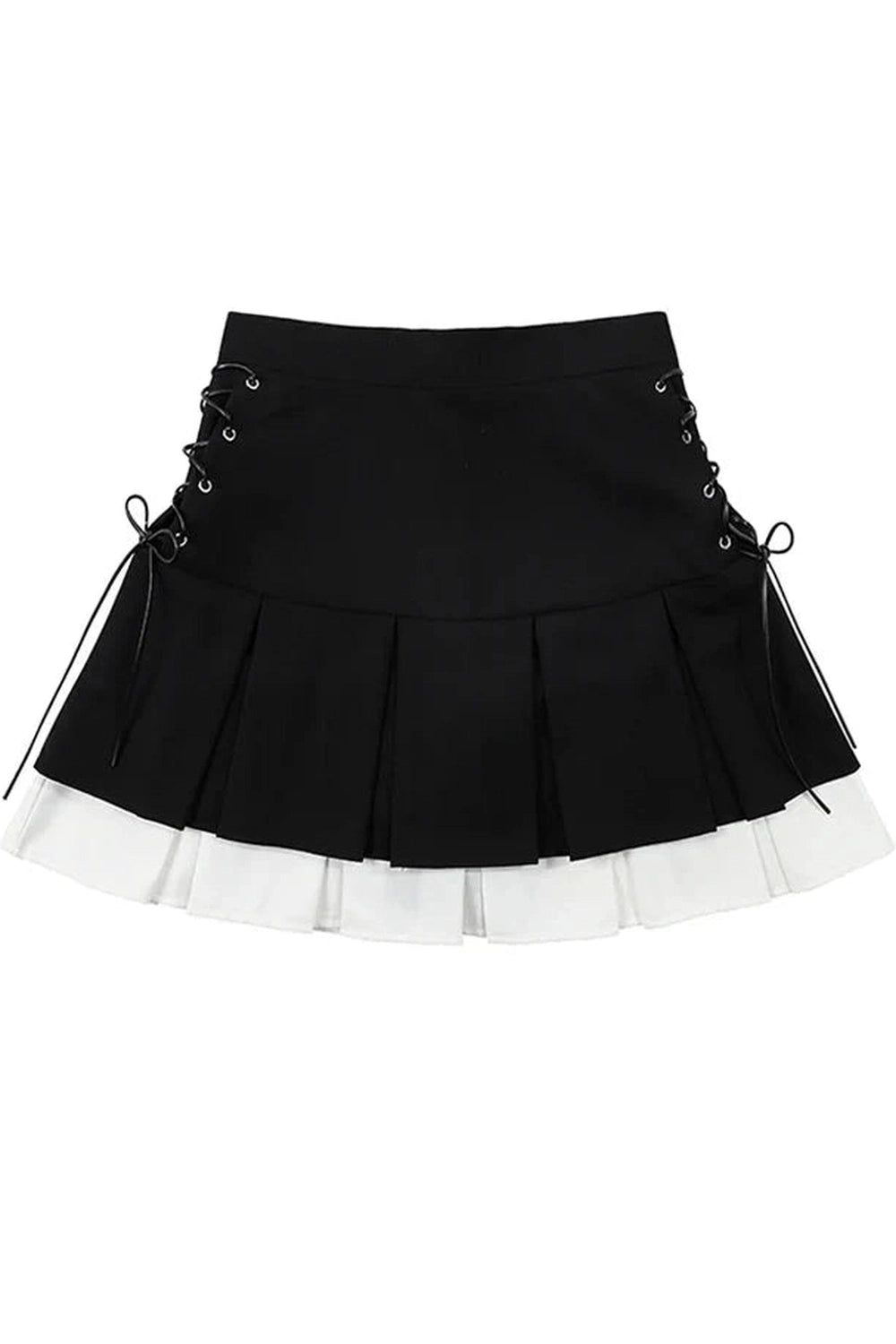 Y2k Vintage Gothic Pleated Skirt