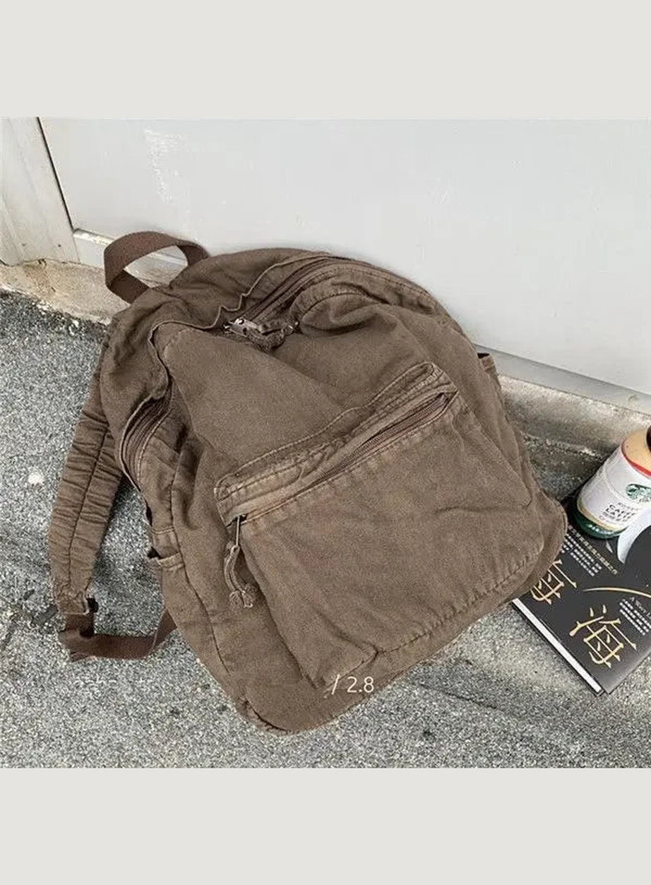 Y2k Vintage High-Capacity Backpack