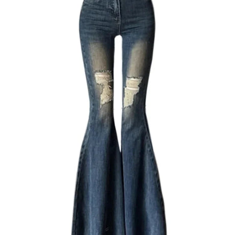 Vintage High - Waist Flare Jeans - 