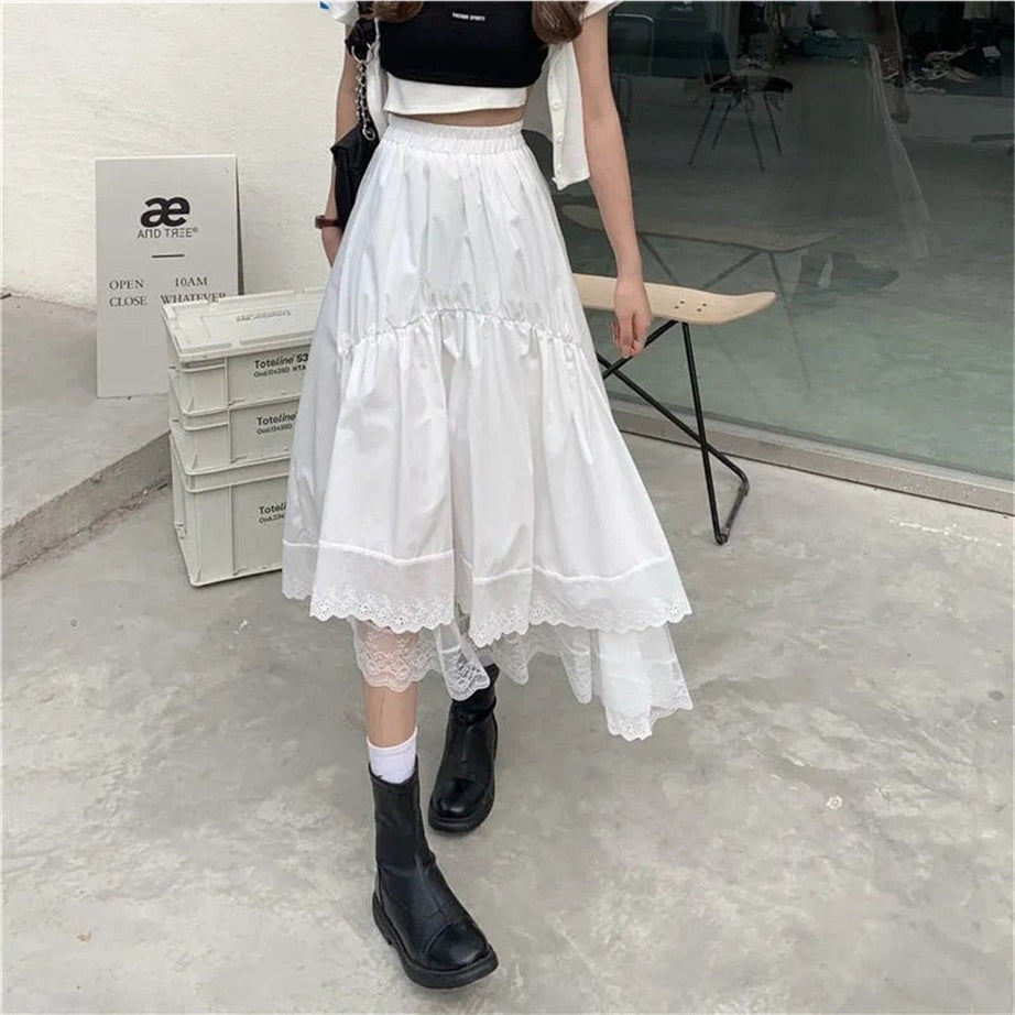 Y2k Vintage High Waist Long Skirt