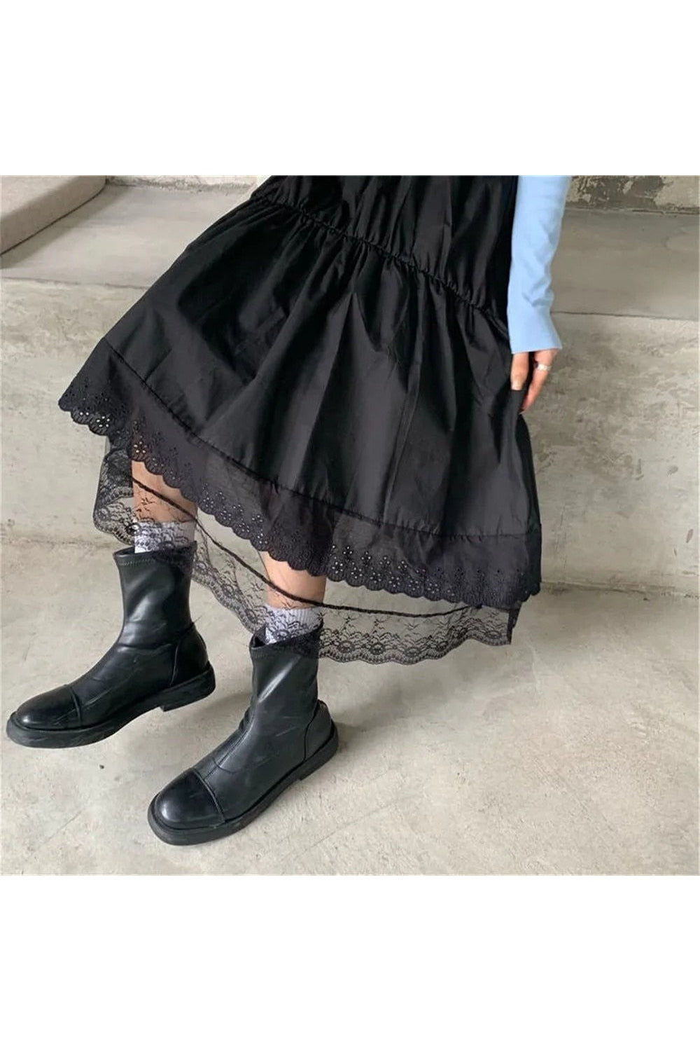 Y2k Vintage High Waist Long Skirt