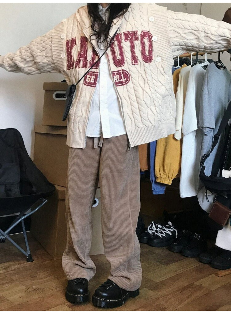 Y2k Vintage Hooded Cardigan