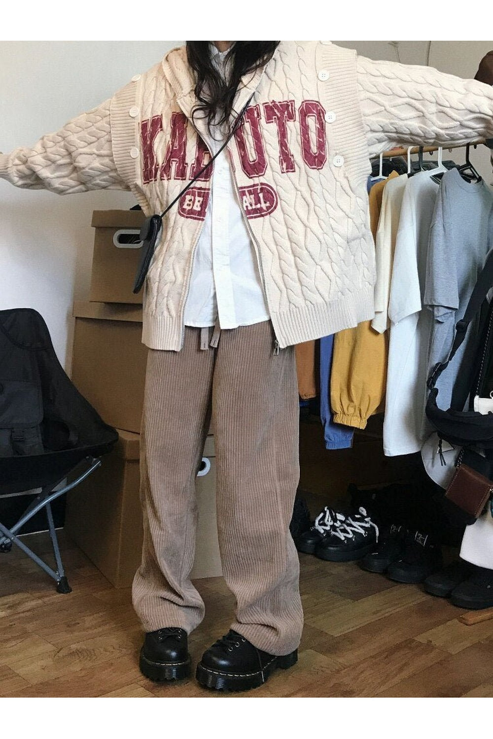 Y2k Vintage Hooded Cardigan