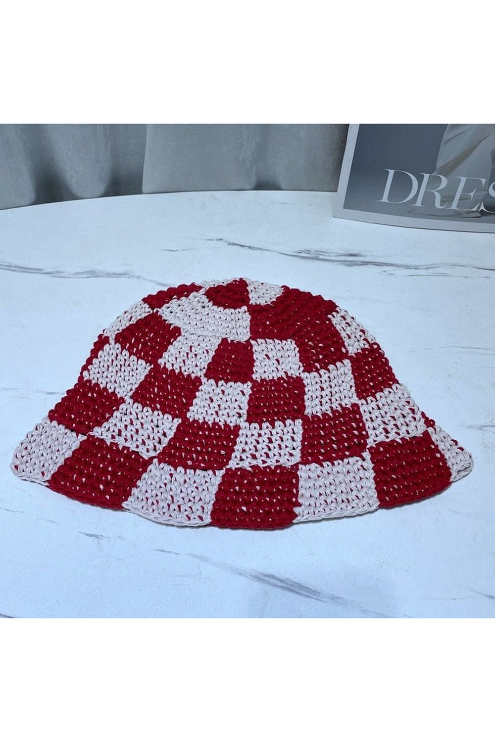Y2k Vintage Knit Sun Hat