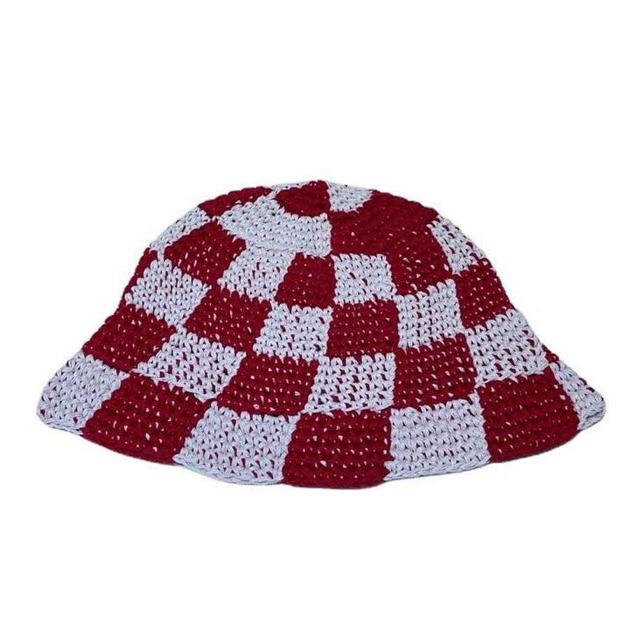 Y2k Vintage Knit Sun Hat