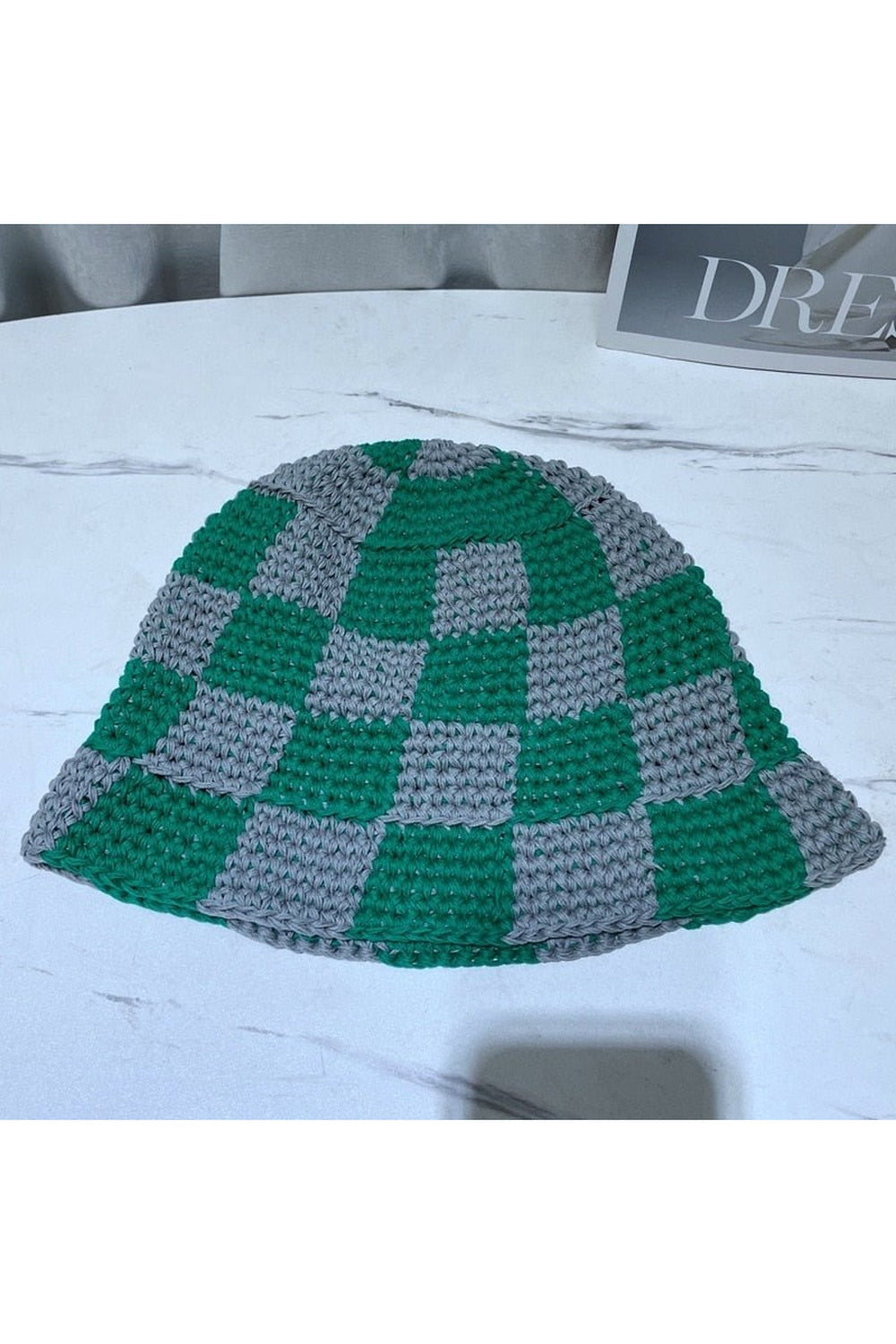 Y2k Vintage Knit Sun Hat