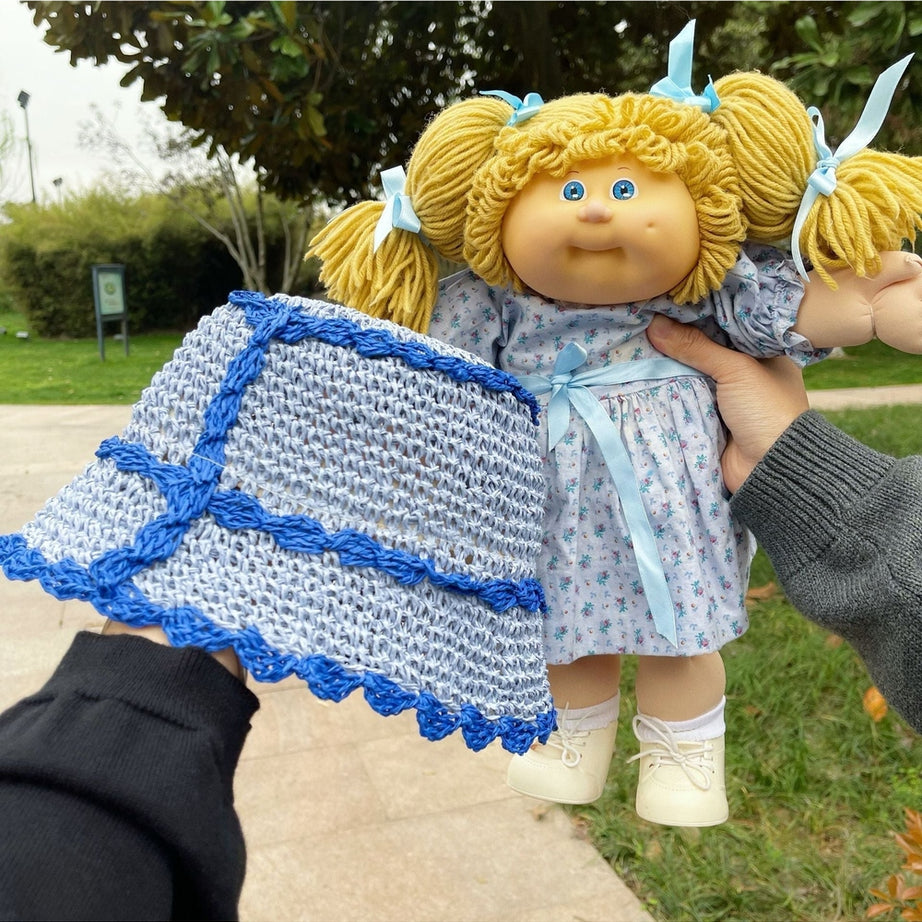 Y2k Vintage Knit Sun Hat