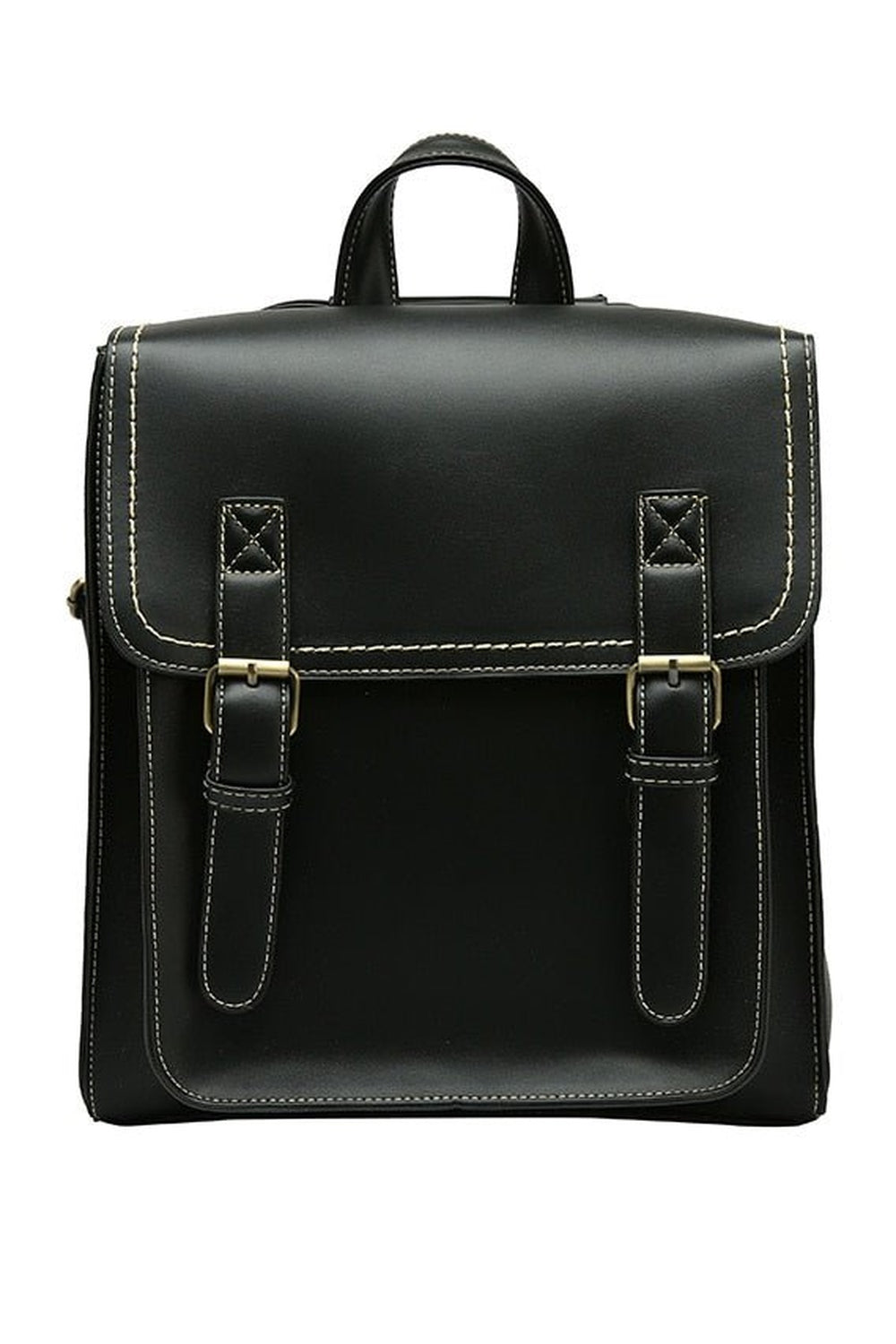 Y2k Vintage Leather School Bag